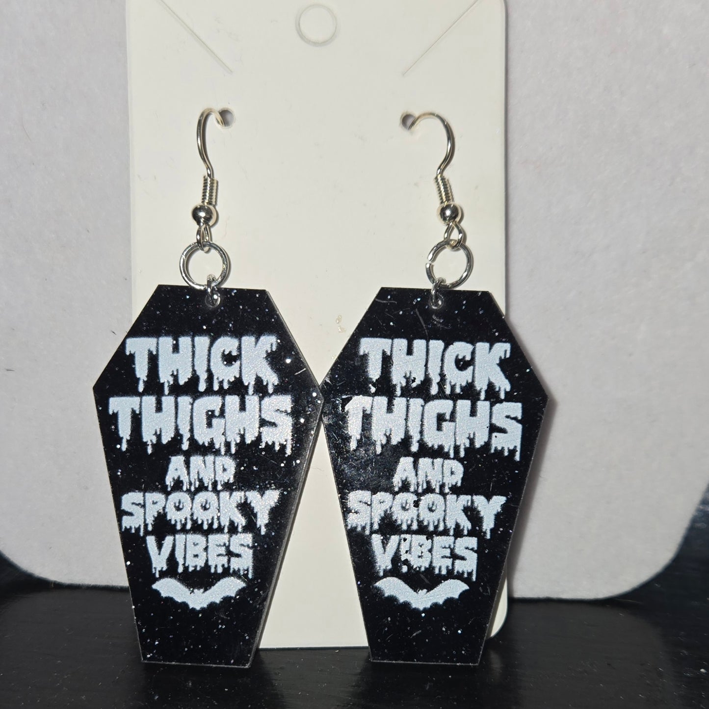 Coffin Dangle Earrings