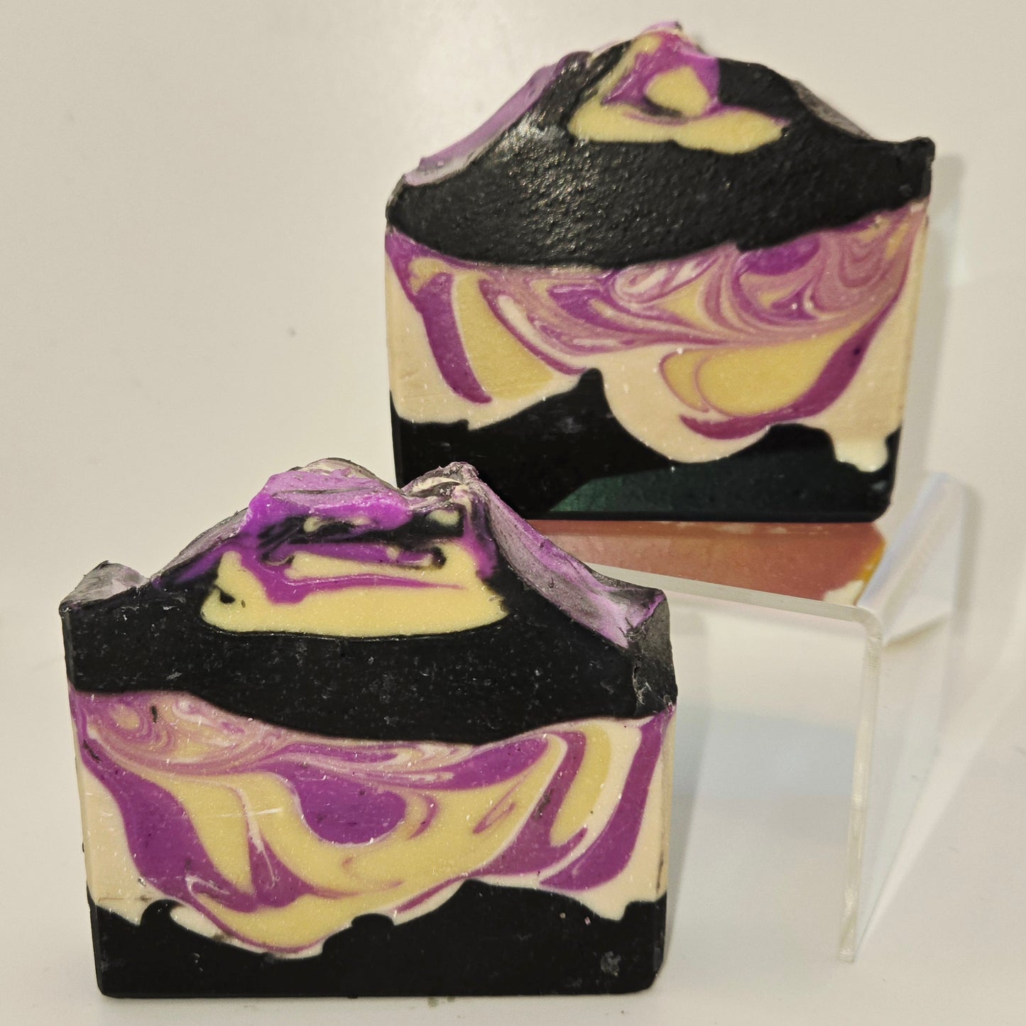 Black Violet and Saffron Soap Bar