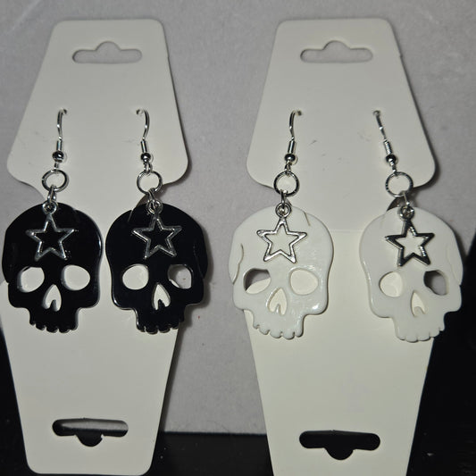 Skull Dangle Earrings