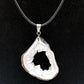 Sparkle White Agate Necklace